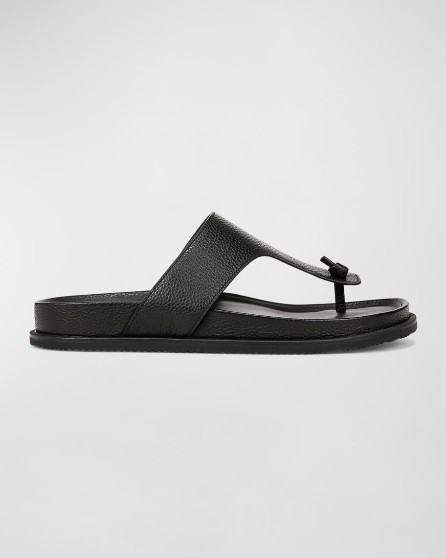 mens leather thong sandals
