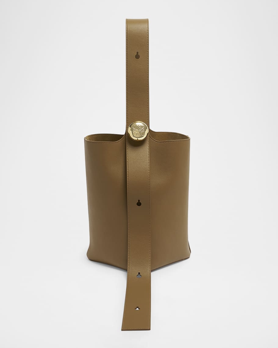 Loewe Anagram Pebble Leather Bucket Bag