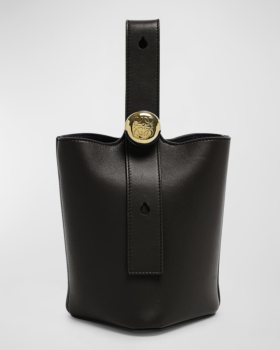 Loewe Mini Pebbled Leather Bucket Bag