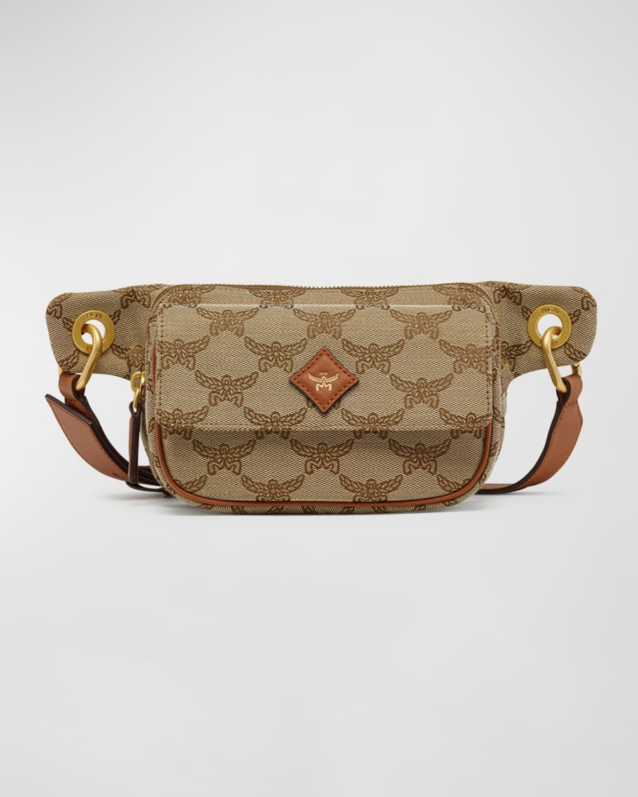 MCM Lauretos Monogram Belt Bag Neiman Marcus