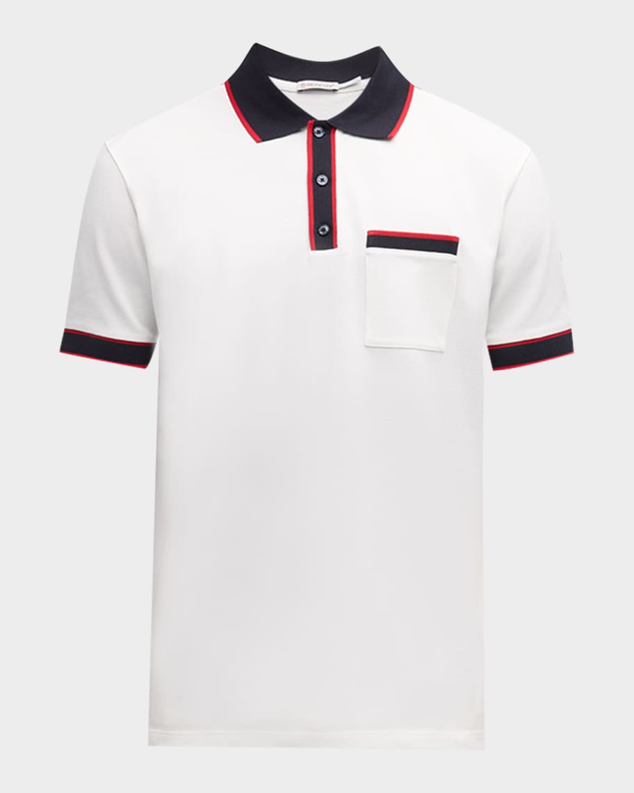 Moncler contrast cheap polo
