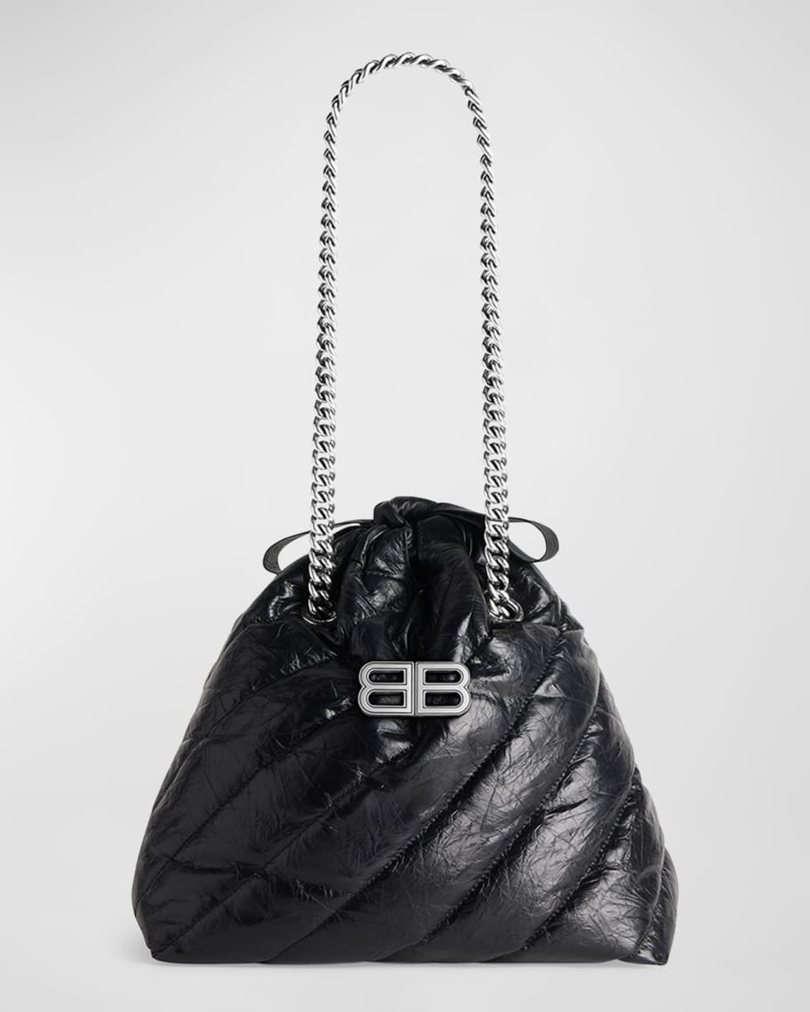 【BALENCIAGA】Crush Medium Tote Bag Quilted トートバッグ Balenciaga Crush Medium Tote Bag | Neiman Marcus