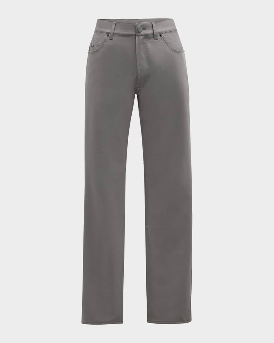 EMPORIO ARMANI Womens Gray Zippered Pocketed Pleated Shortened Leg Culotte Party Wide Leg Pants main image 1