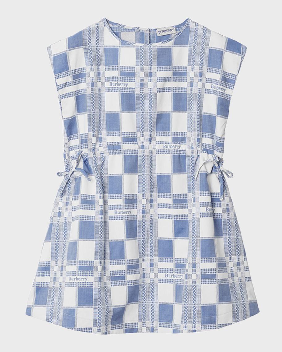 Burberry Girl's Trevelle Sleeveless Logo Check Dress, Size 3-14 ...