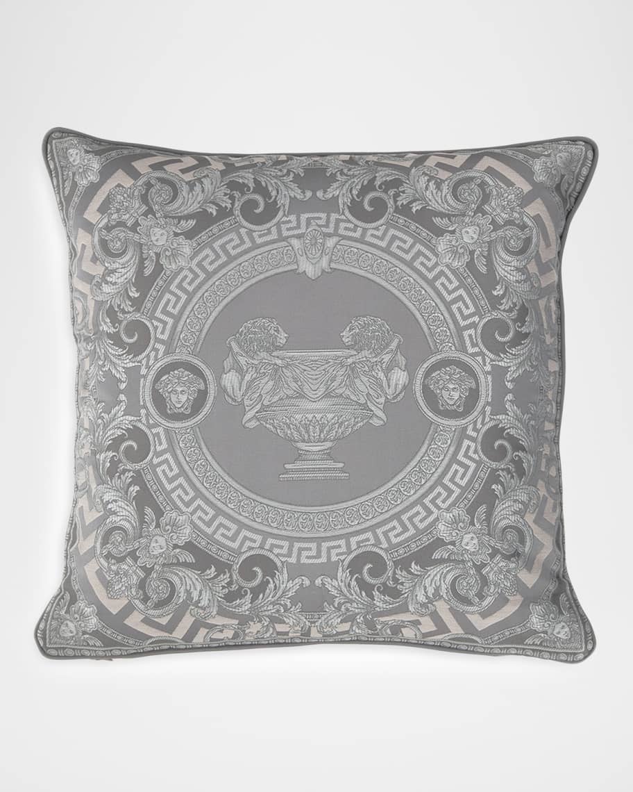 VERSACE クッション グレー Versace La Coupe Des Dieux Cushion, 17.75