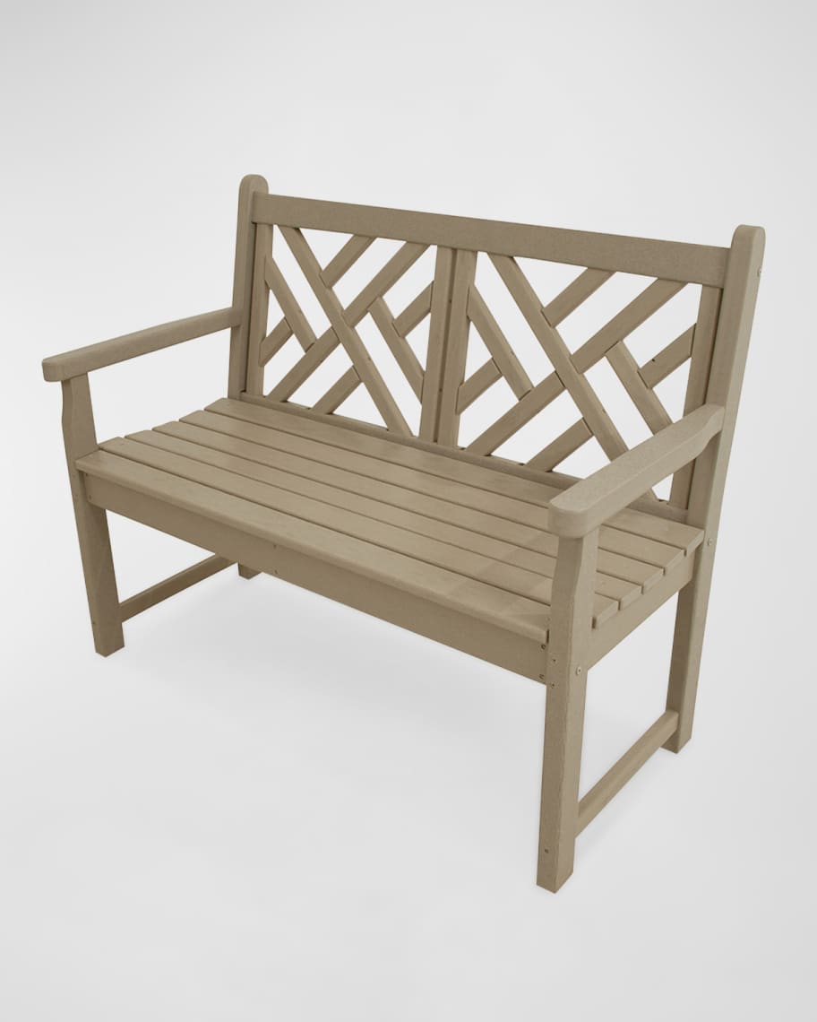 Polywood Chippendale 48 Outdoor Bench Neiman Marcus