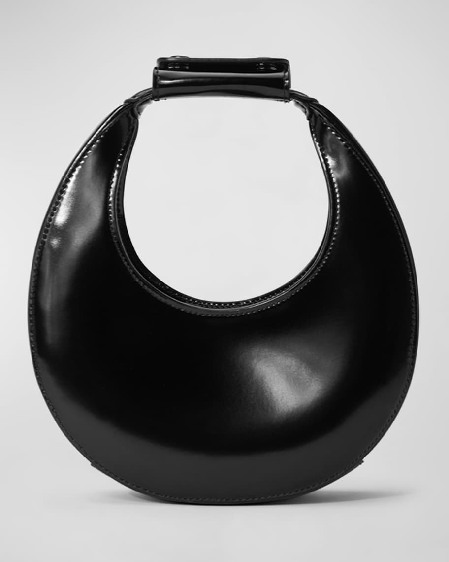 STAUD Good Night Moon Leather Top-Handle Bag | Neiman Marcus