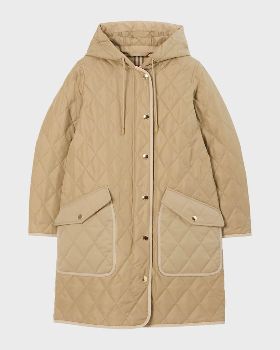 Burberry quilted jacket petite best sale