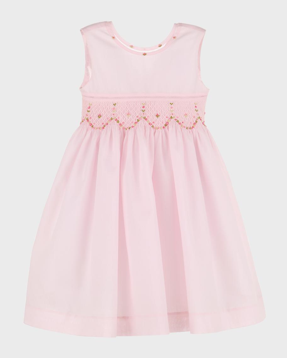 Pink Faldon Dress with Hat by Luli & Me main image 1