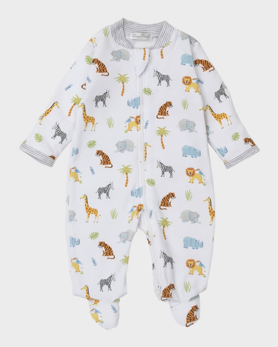 Kissy Kissy Baby Boys Playground Pups Footie with Zipper
