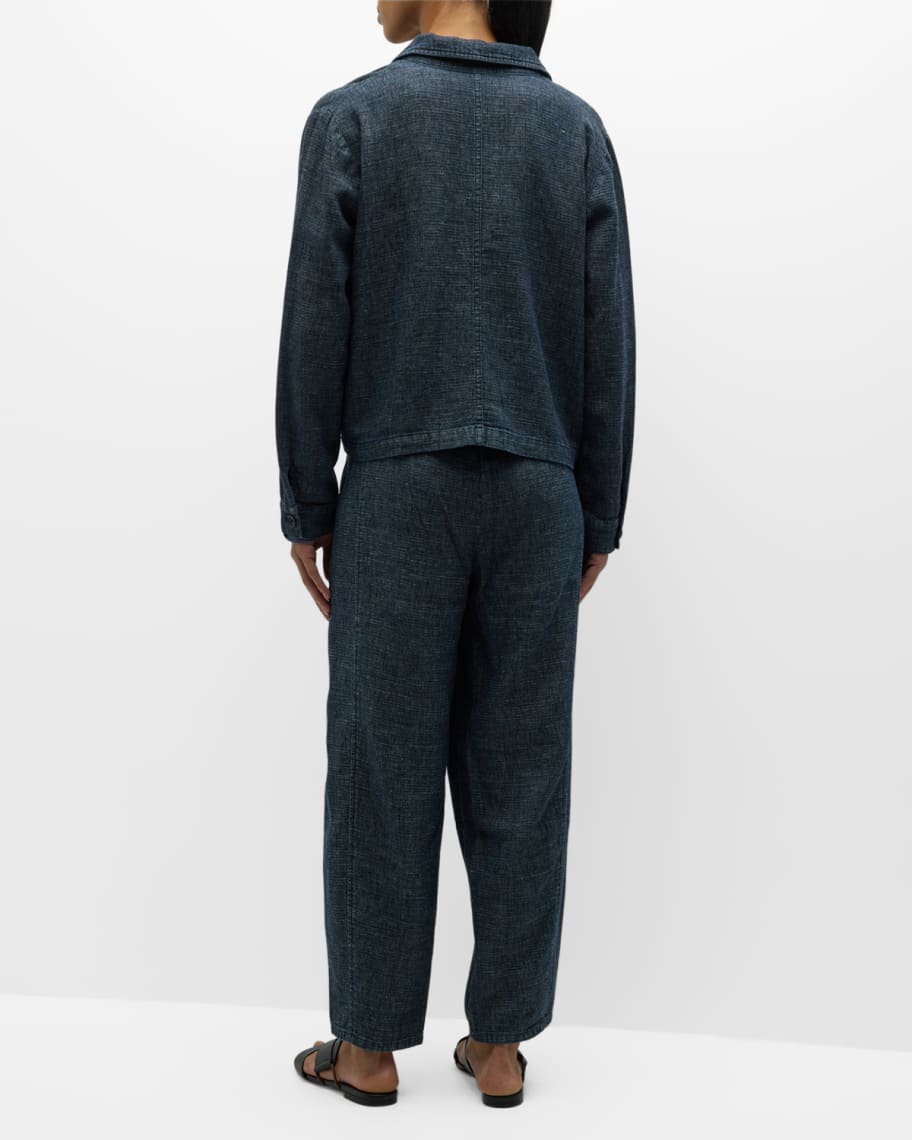 Image 3 of 6: Button-Down Hemp-Organic Cotton Jacket