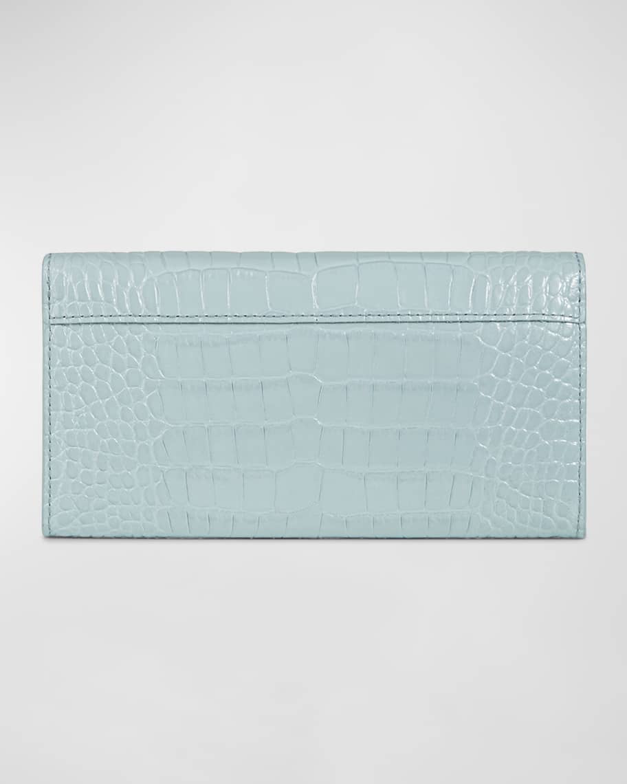 Image 3 of 4: Multrees Croc-Embossed Wallet on Chain