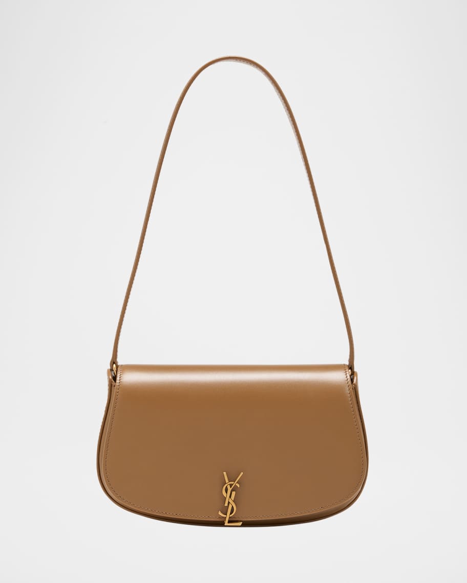Saint Laurent Mini YSL Flap Leather Shoulder Bag | Neiman Marcus