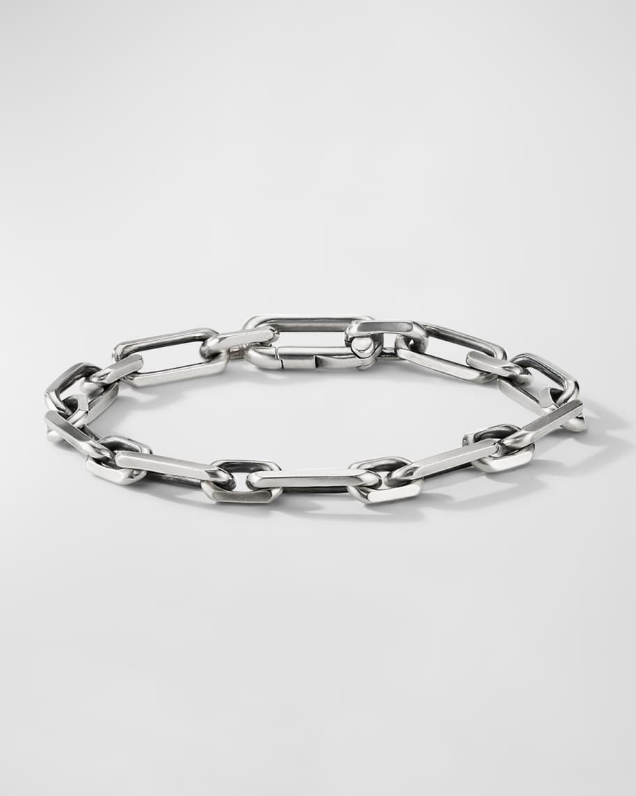 David Yurman Men's Elongated Open Link Chain Bracelet in Sterling ...