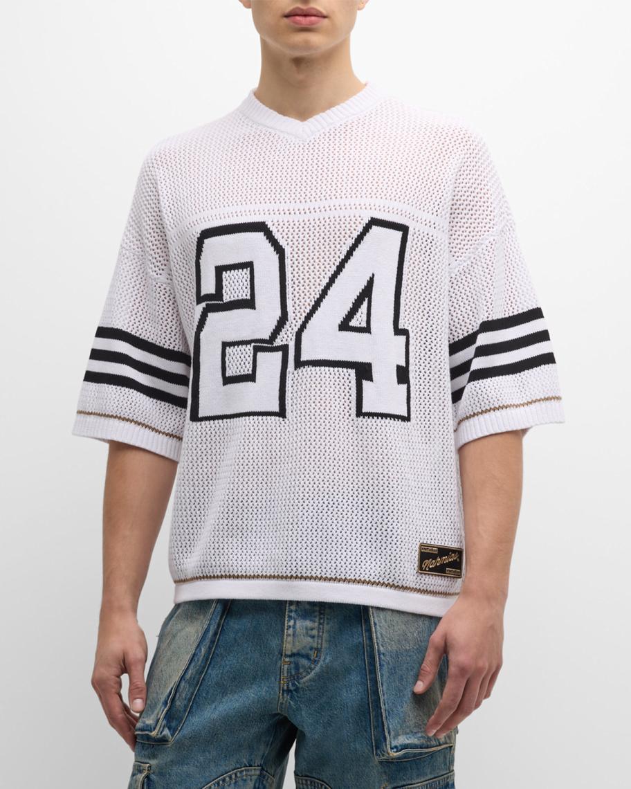 Unisex Mesh Football Tee Knit