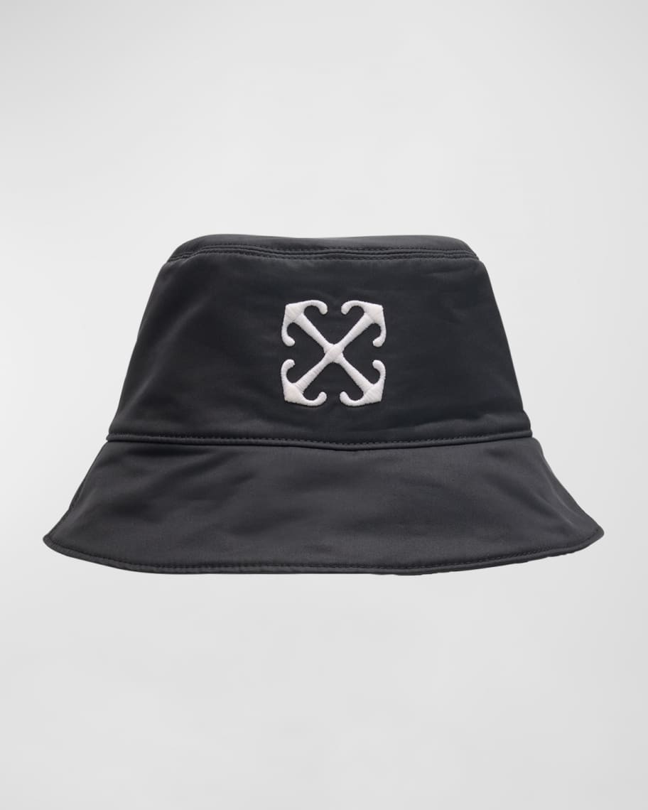 Image 1 of 2: Men's Embroidered Arrow Bucket Hat