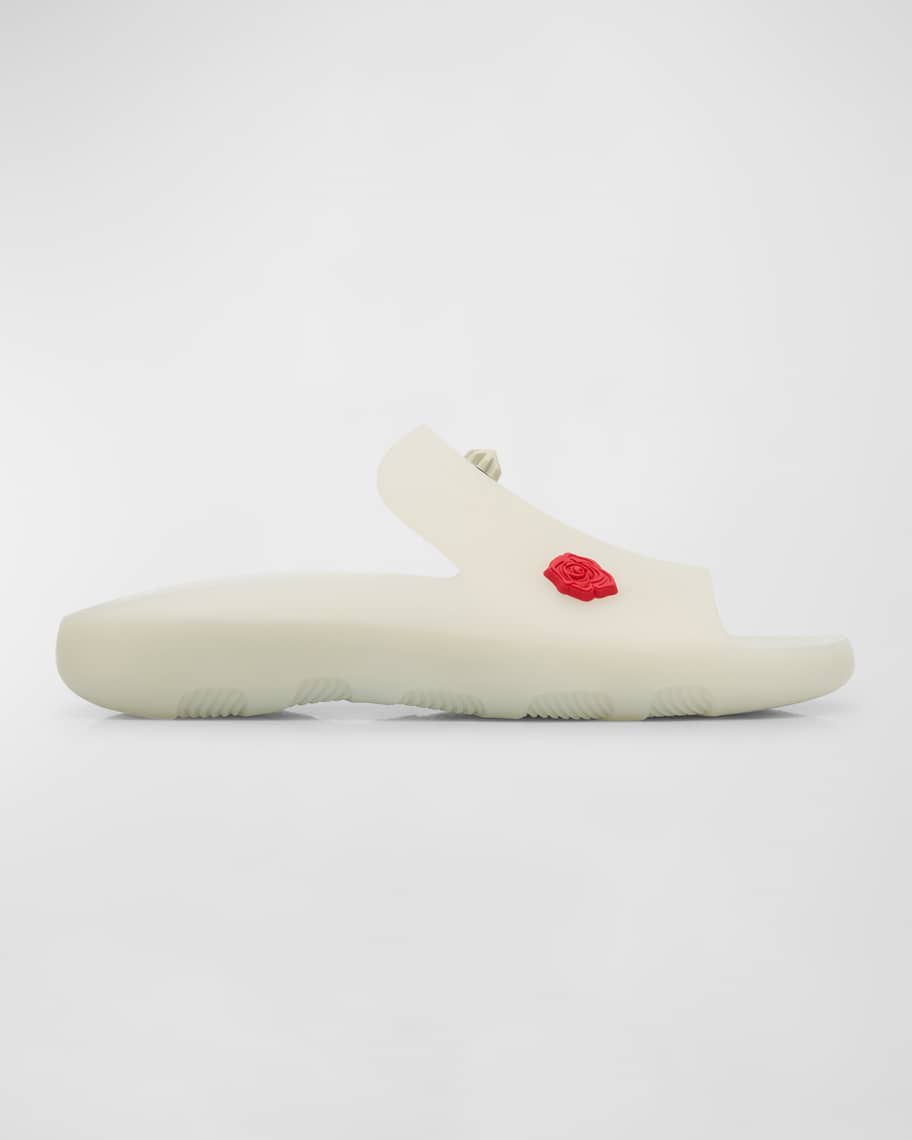 Burberry Stingray Rubber Charms Pool Slides Neiman Marcus