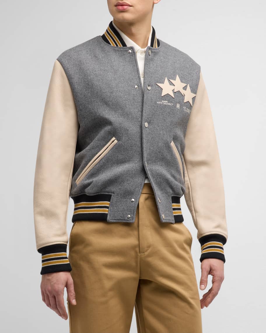 Amiri Men's Oversized Stars Varsity Jacket | Neiman Marcus