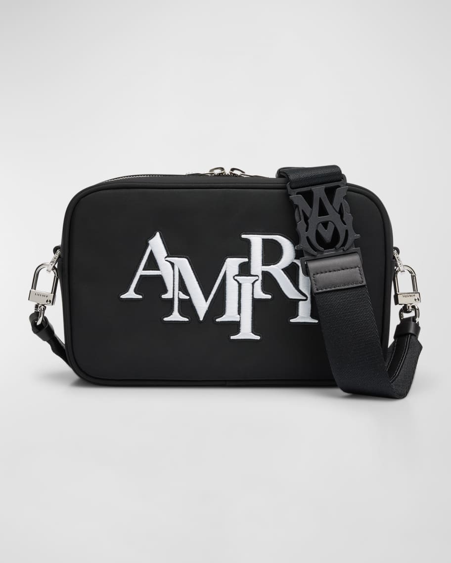 *AMIRI* ブラック Staggered カメラバッグ AMIRI: ブラック Staggered カメラバッグ | SSENSE 日本