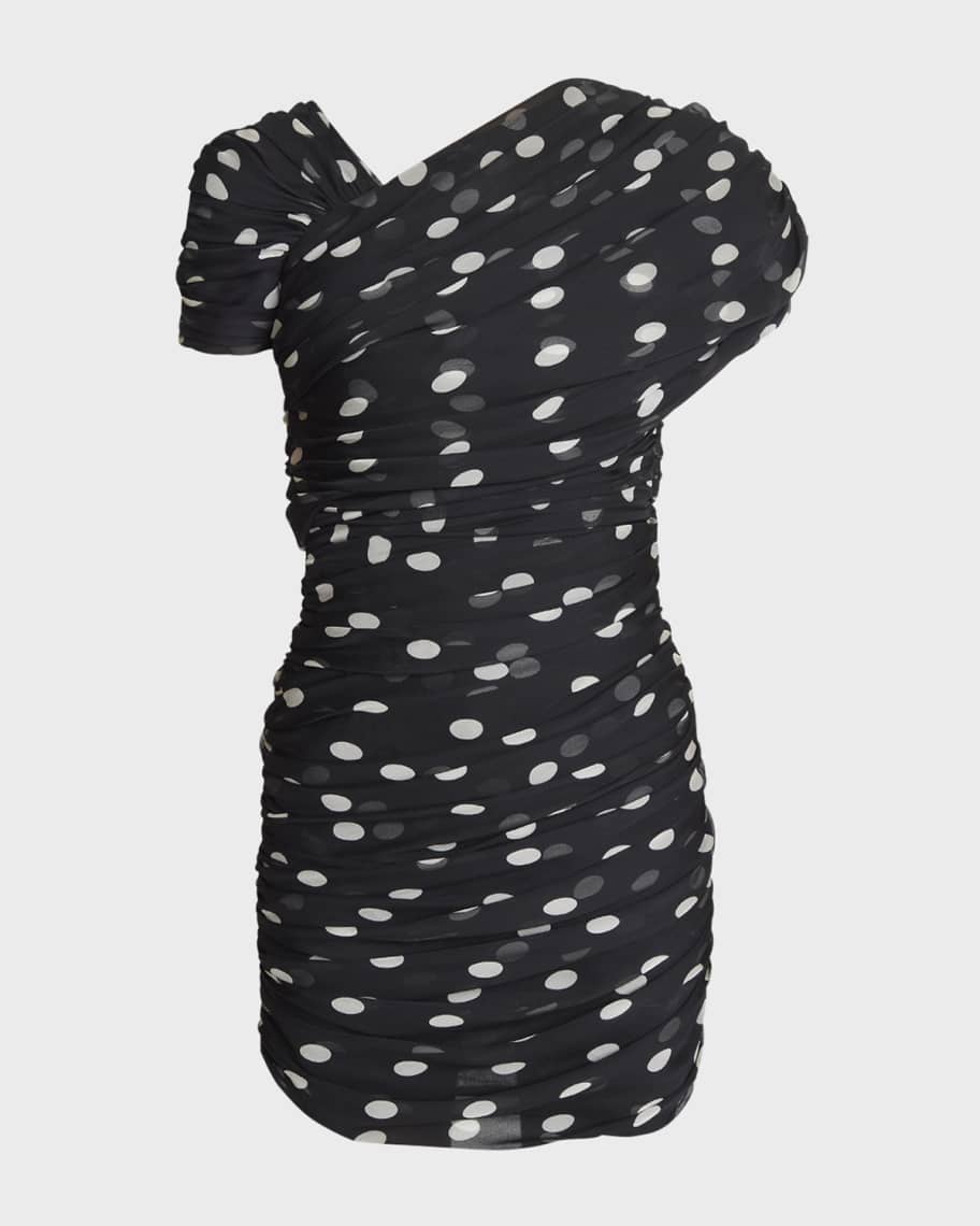 Saint laurent cheap polka dot dress