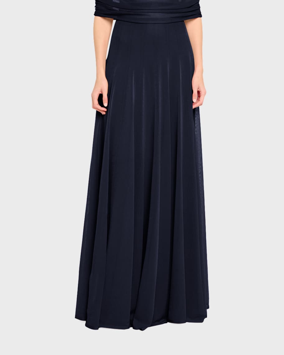 Image 2 of 2: The Lucy Sheer Knit Maxi Skirt