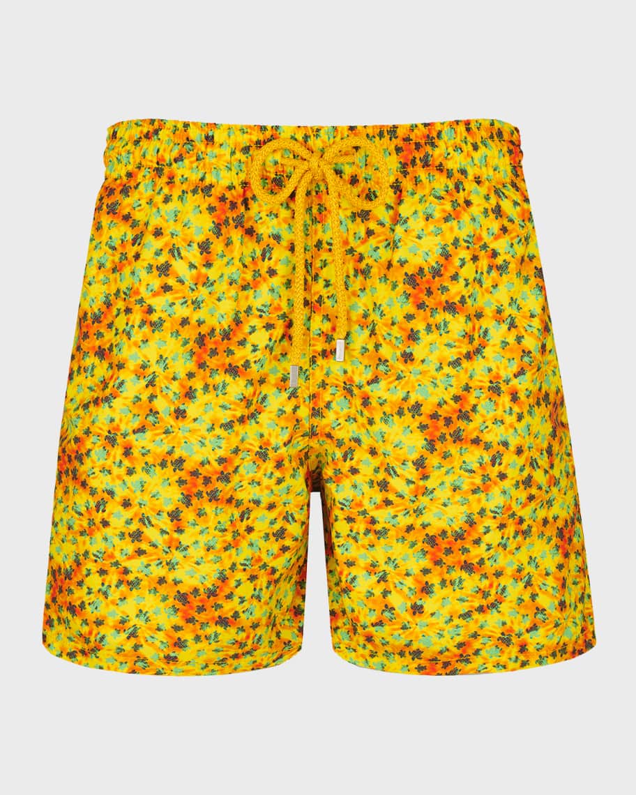 VILEBREQUIN Men Long Swim Shorts Micro Ronde des Tortues