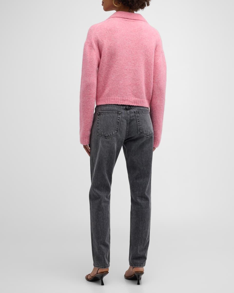 Image 3 of 6: Amber Wool-Blend Cardigan