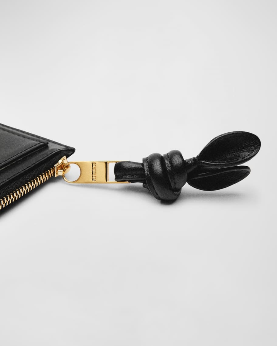 Image 2 of 3: Le Porte Zip Leather Wallet