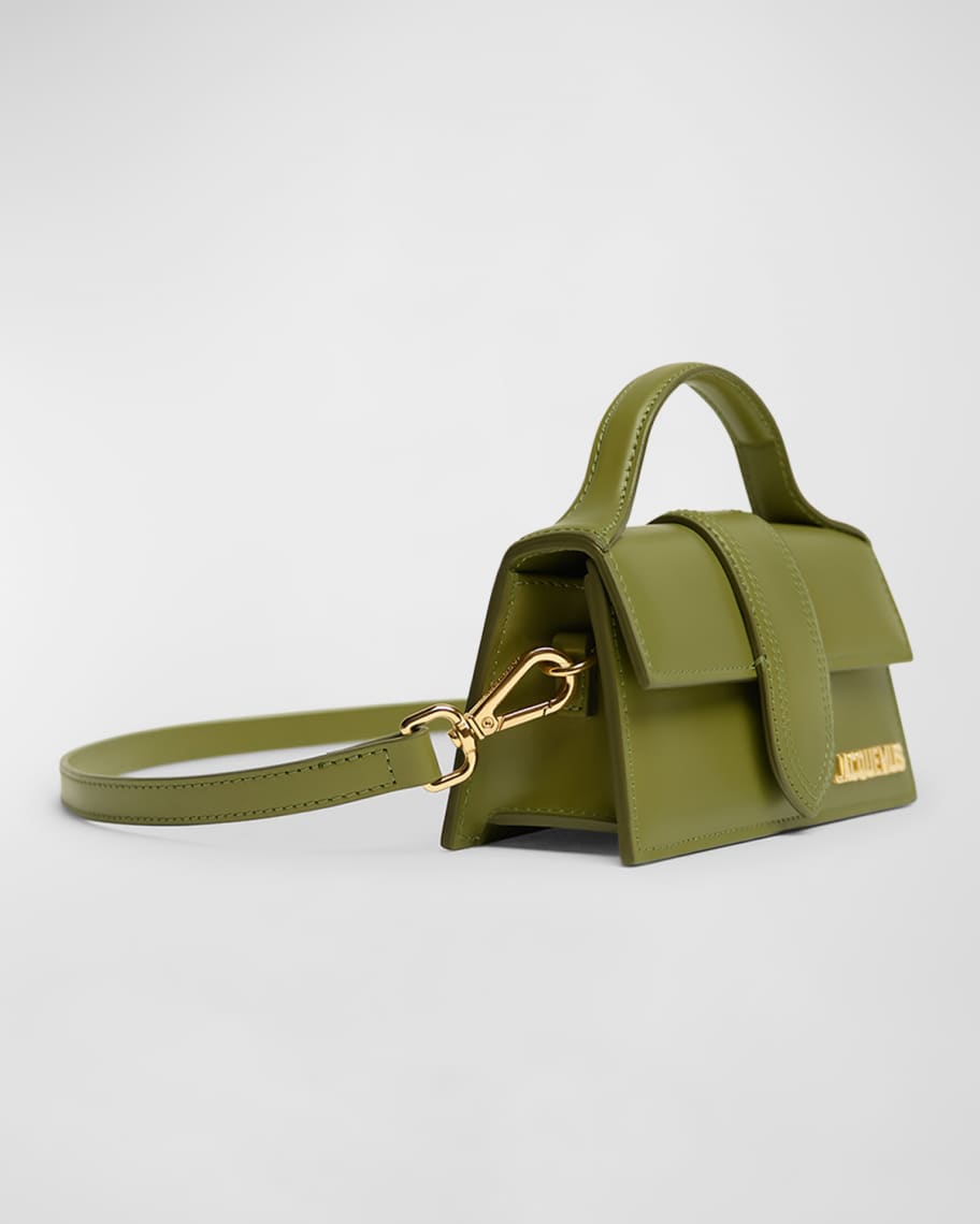 Image 2 of 4: Le Bambino Leather Crossbody Bag