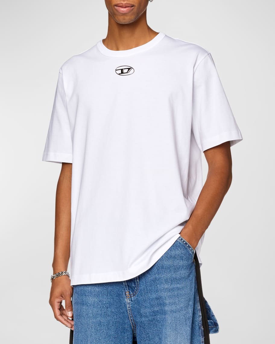 【DIESEL】T-Just-Od Diesel T-Just-OD Cotton T-shirt | Black | FARFETCH
