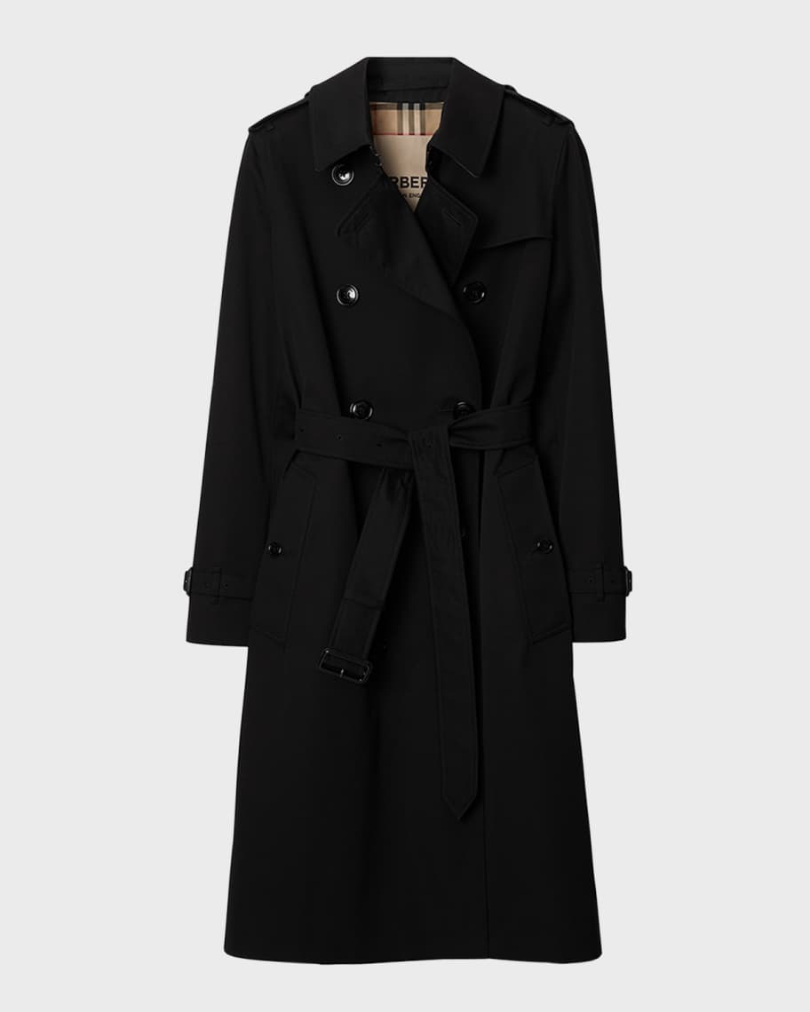 Madeline double breasted trench coat with detachable hood deals
