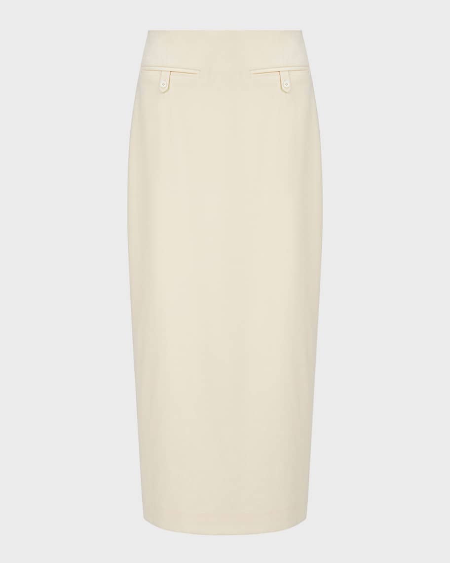 Image 2 of 5: Smith Tailored Midi Column Skirt
