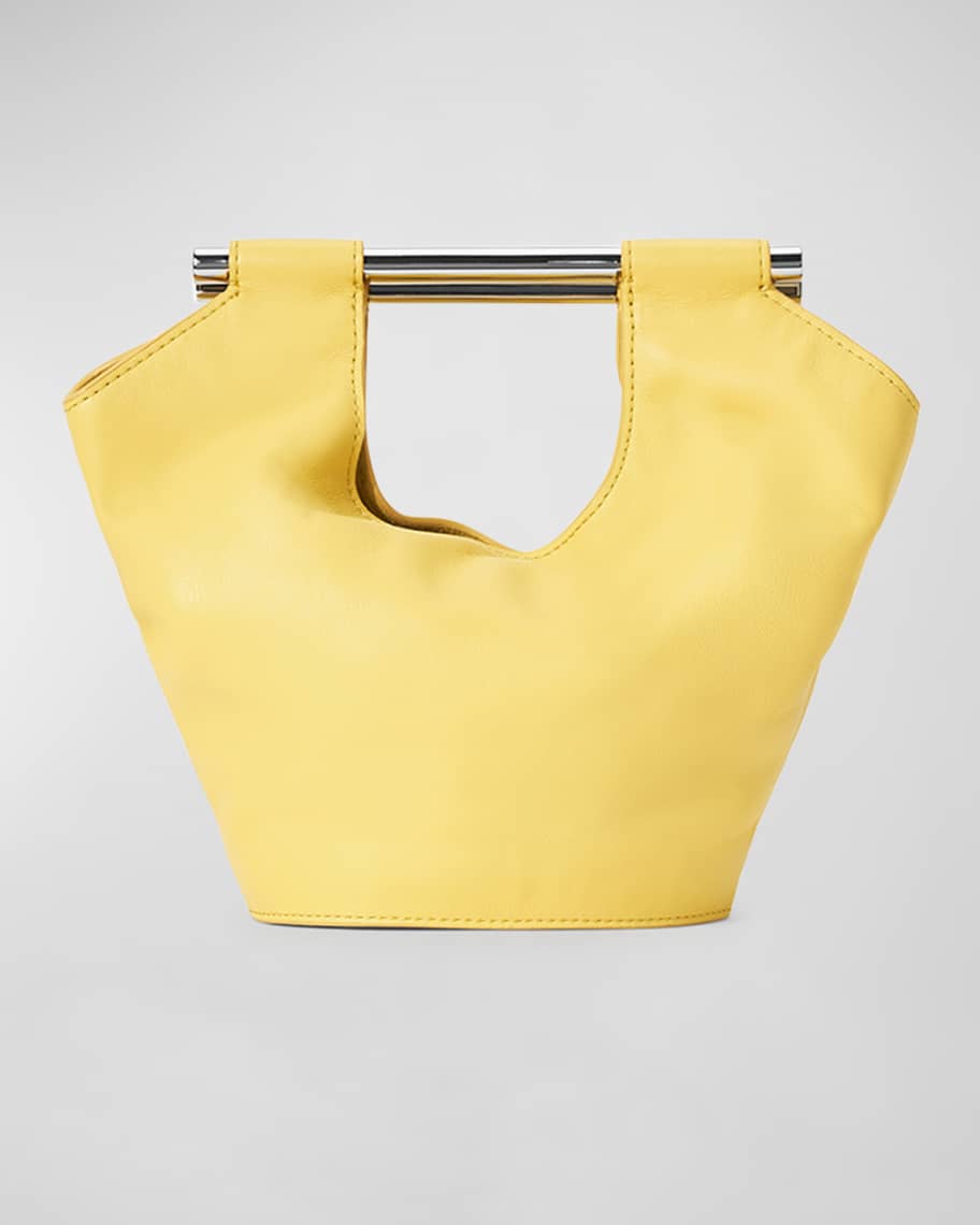 Image 2 of 4: Mar Mini Leather Bucket Bag