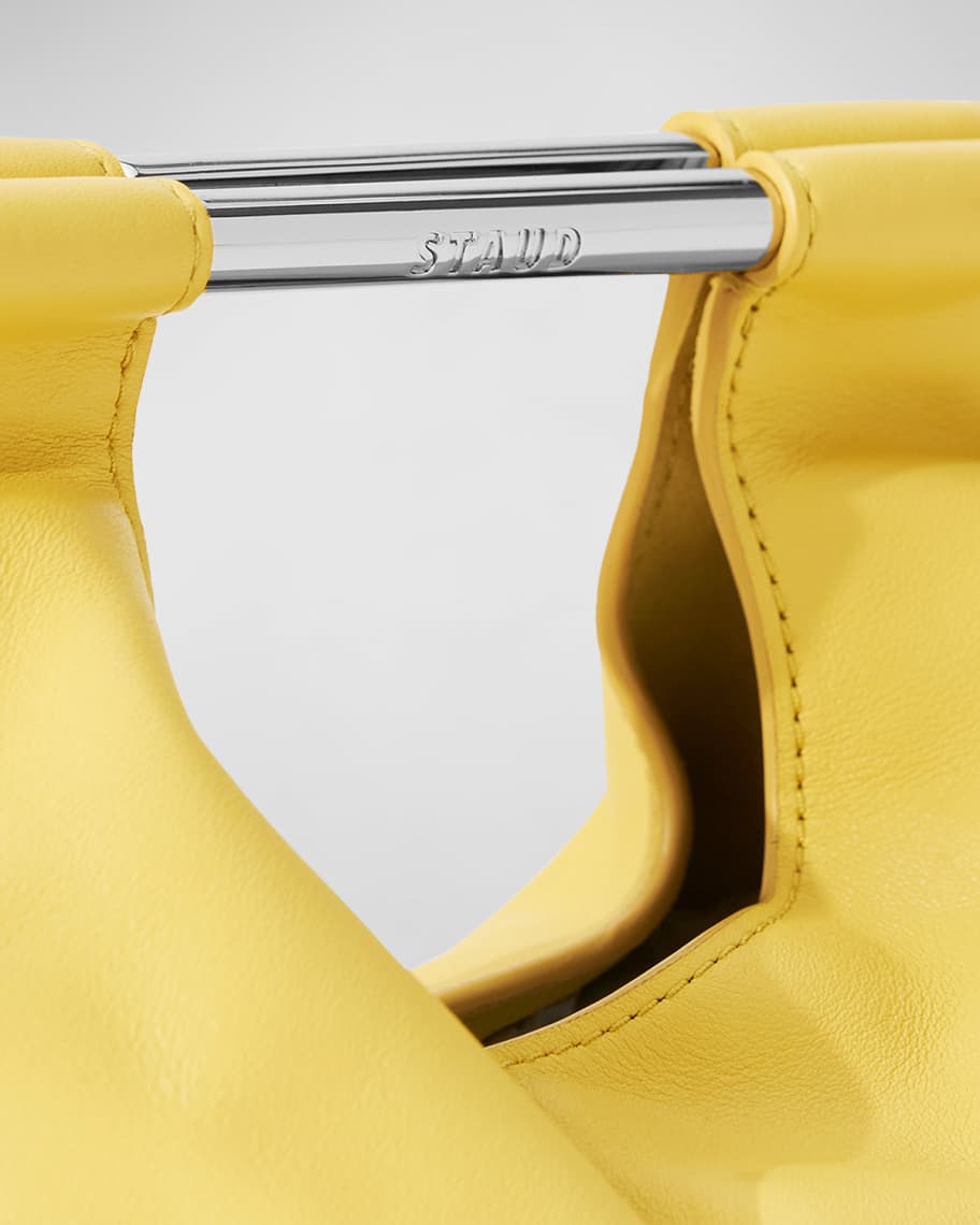 Image 3 of 4: Mar Mini Leather Bucket Bag