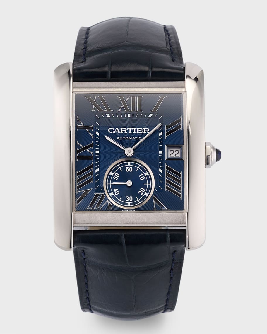 Cartier tank deals mc blue