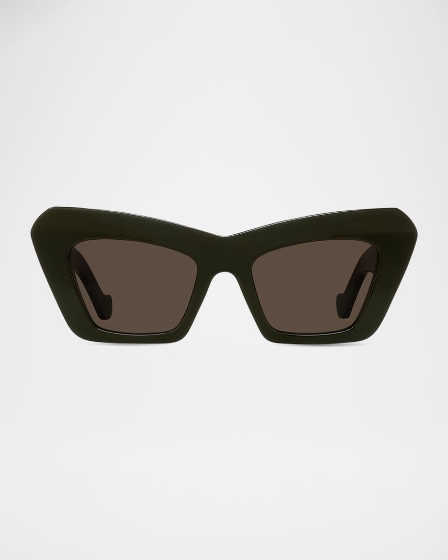 LOEWE キャットアイフレムメカネ LW50081I 053 Loewe Anagram LW50081I Cat Eye Glasses | Fashion Eyewear US