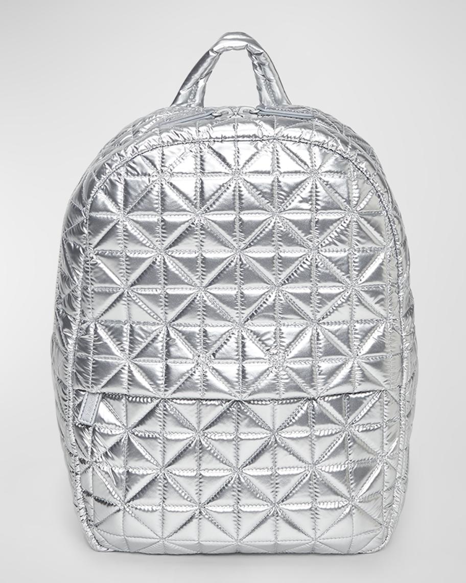 VeeCollective Metallic Quilted Nylon Backpack | Neiman Marcus