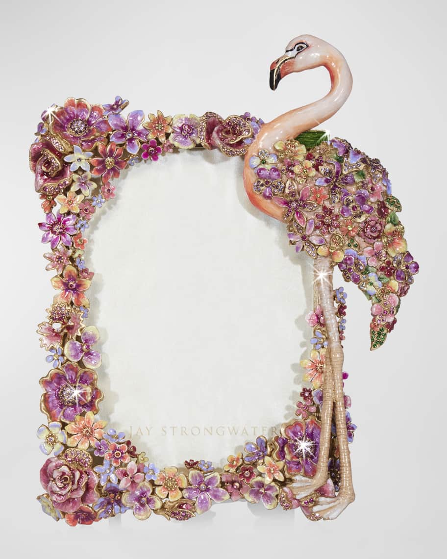 Jay Strongwater Floral Frame, 5