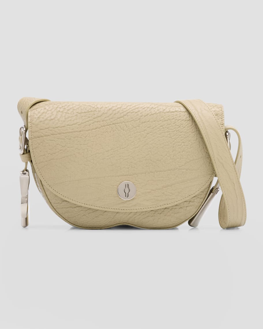 Image 1 of 6: Chess Small Flap Leather Crossbody Bag