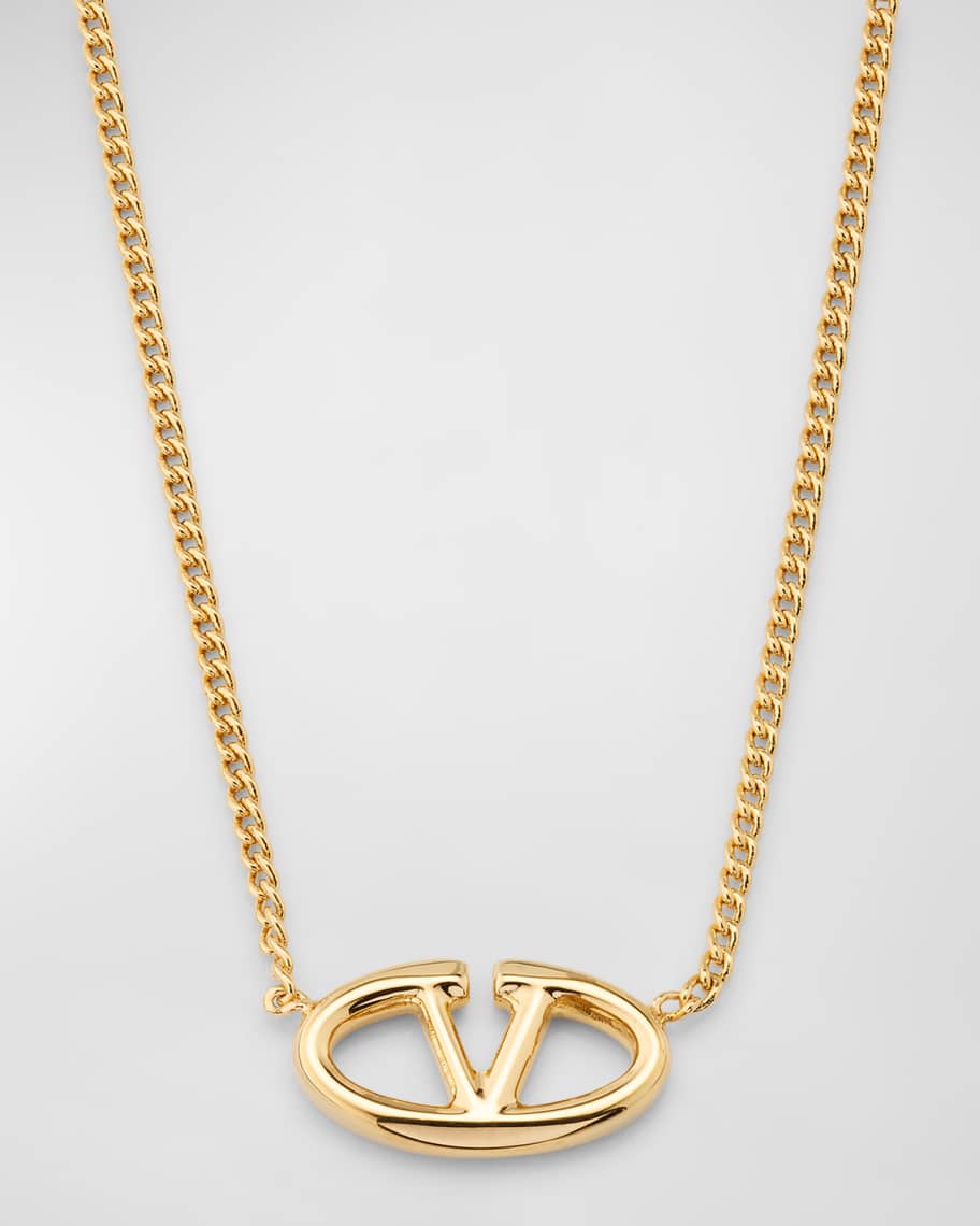 ネックレス・ペンダント VALENTINO GARAVANI FOLIEFOLIAGE DECOLLETE' Valentino Garavani Golden Leaf Collar Necklace – MSA Haute