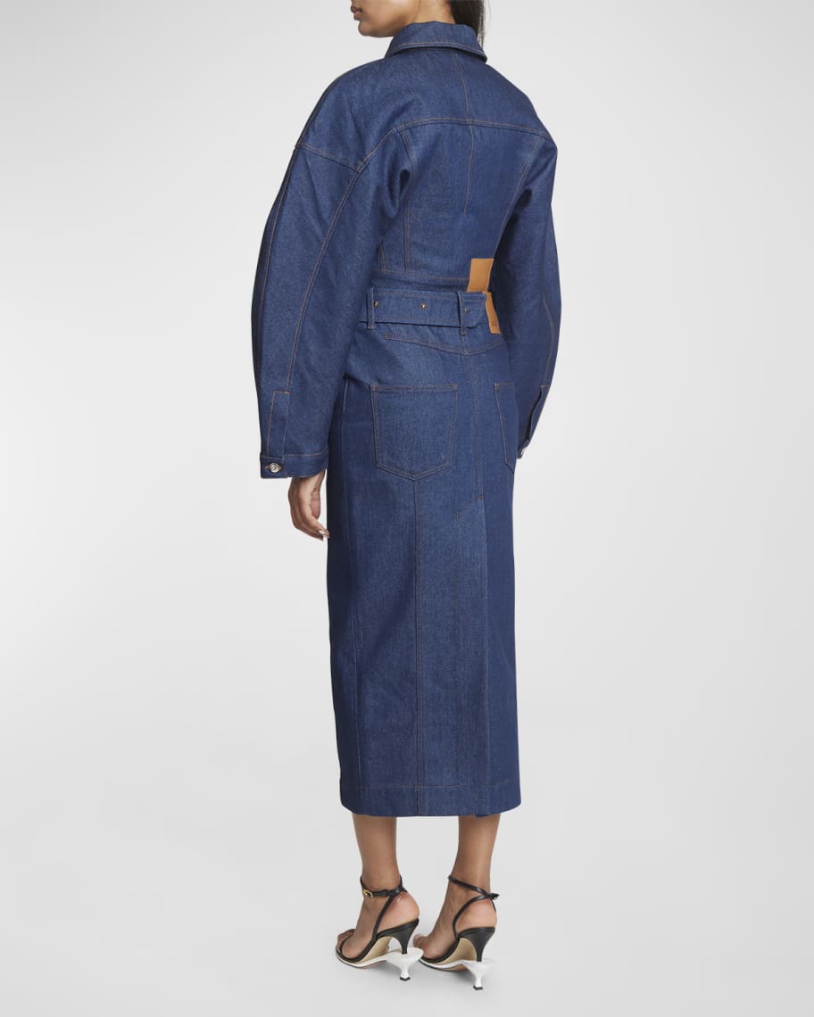 Image 3 of 6: Nimes Obra Denim Crop Jacket