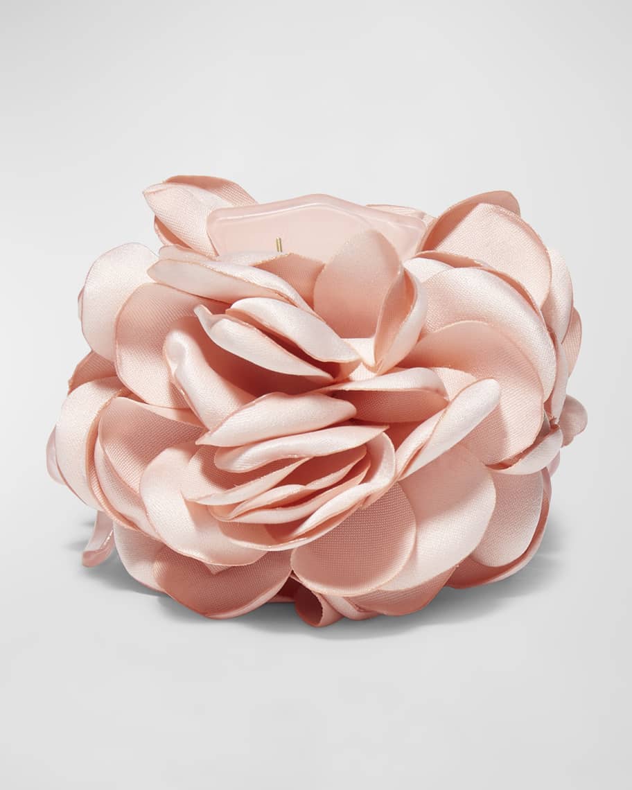 Lele Sadoughi Peony Flower Claw Clip | Neiman Marcus