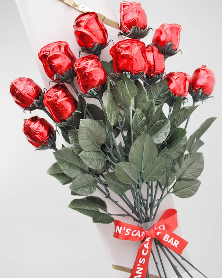 Image 3 of 5: I Love You Bunches Chocolate Bouquet, 12 Count