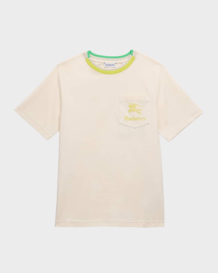 Burberry Boy's Cedar Scribble EKD Short-Sleeve T-Shirt, Size