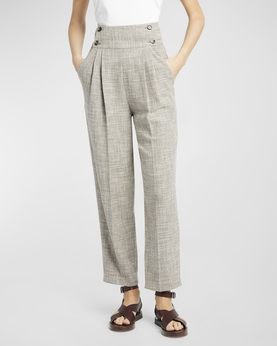 Image 2 of 6: Lien Springtime Pleated Pants