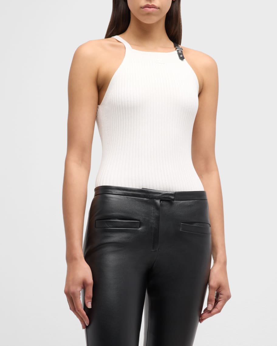 courrèges Women's Buckle Top Black