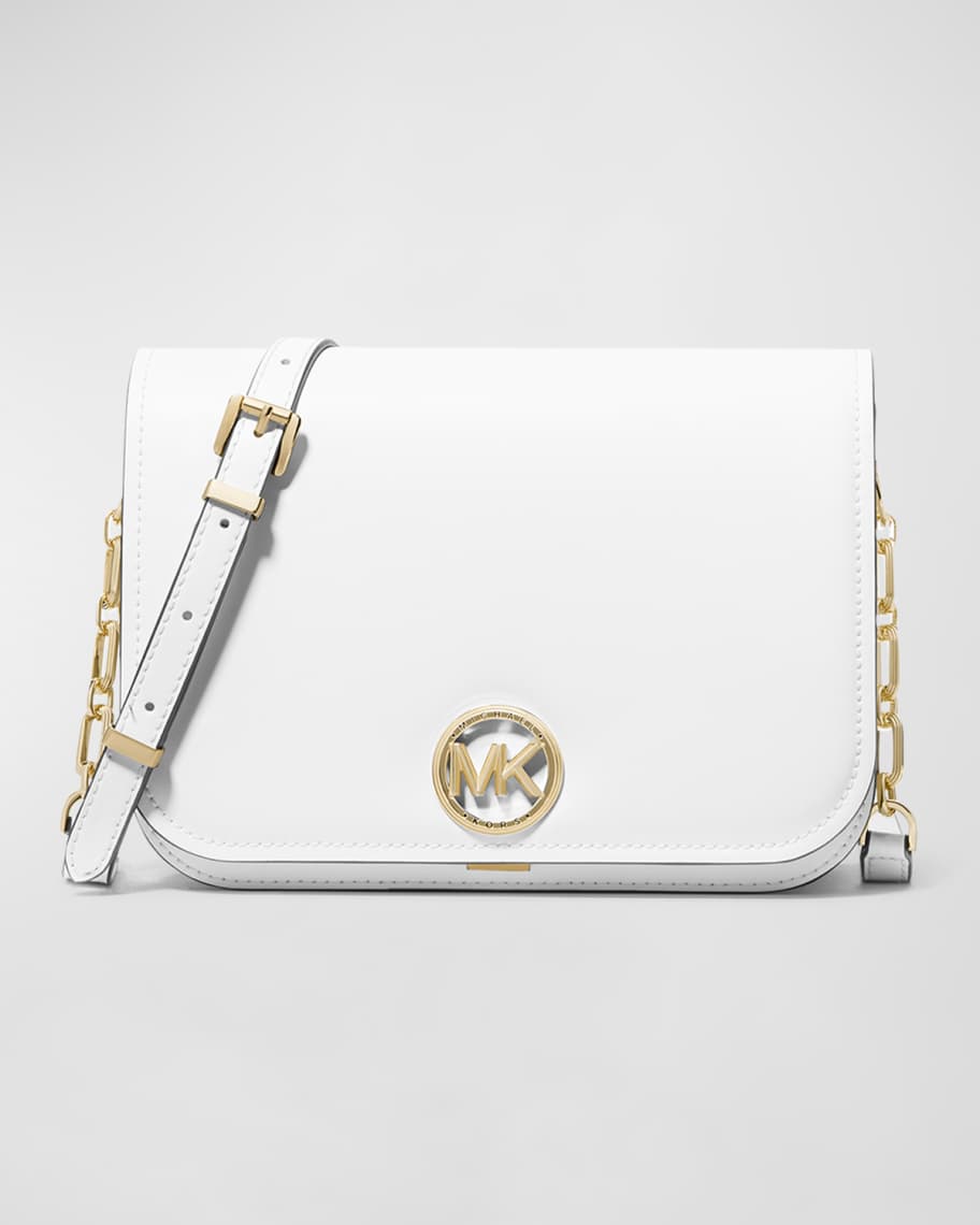 MICHAEL Michael Kors Delancey Medium Leather Crossbody Bag Neiman Marcus