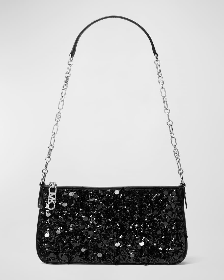 MICHAEL Michael Kors Empire Medium Sequins Pouchette Shoulder Bag Neiman Marcus