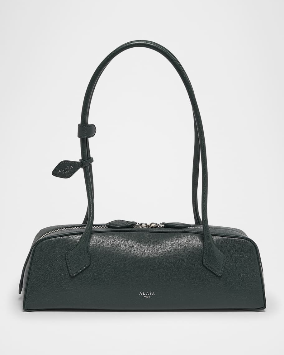 ALAIA Le Teckel Medium Shoulder Bag in Goatskin | Neiman Marcus