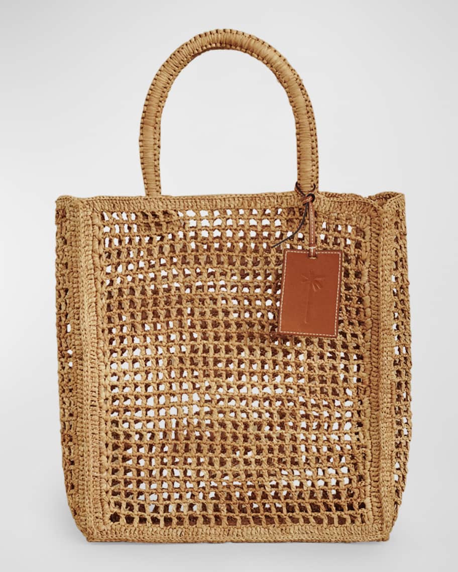 MANEBI - Handcrafted Raffia Net Bag Crossbody Vintage Navy main image 1